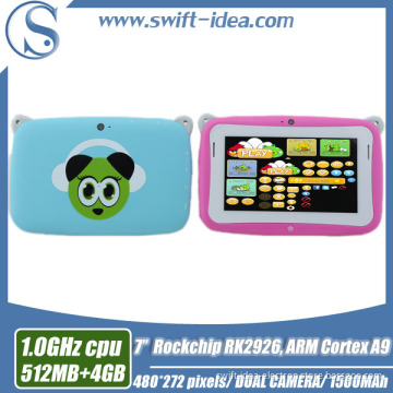 So Lovely! 4.3inch Rockchip Rk2926 1.0GHz 512MB+4GB Dual Camera Kids Android Tablet PC (PRD424C)